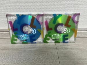 【未使用品】TDK CD-R 日本製 80分 音楽用 2枚組 CD-RLC80GRN CD-R80BLN イメーション 太陽誘電OEM that