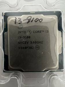 CPU 第9世代 Intel Core i3-9100 SRCZV 3.60GHz !!14枚セット!!