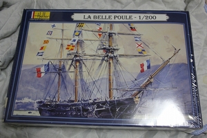 1/200 帆船 ベル プール号 Heller 80838 検索 フランス海軍 エレール LA BELLE POULE 船 プラモデル グッズ
