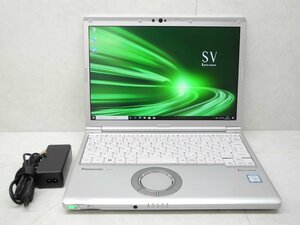 ☆1円☆第8世代☆CF-SV8RDCVS☆高解像度1920×1200☆累積7820☆Core i5 1.60GHz/8GB/SSD256GB/無線/Bluetooth/カメラ/Office/DtoD領域☆