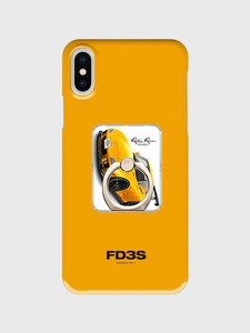 ☆送料無料【マツダ RX-7】スマホケース（スマホリング付）旧車 FD3S型 iPhone等