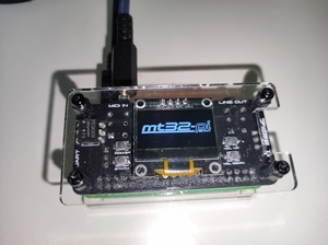 mt32-pi MT32エミュレート音源 キット製作品 X68000MIDIボード用ケーブル付