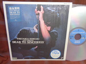 L#5247◆LD◆ 徳永英明 LIVE SPECIAL DEAR TO SINCERELY 88AL-1001