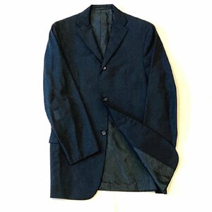 極美品　JIL SANDER　ジルサンダー　MADE IN Italy/イタリア製　VIRGIN WOOL TAILOR MADE ジャケット　ブラック/黒　R44　280401/180401