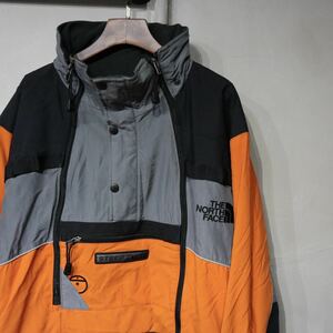 【即決】90s THE NORTH FACE STEEP TECK TNF ノースフェイス スティープテック オレンジ 古着 ヴィンテージ XL