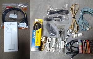 3in1デジタルAVアダプタ　HDMI-3RCA　LAN・電話ケーブル　等　一式