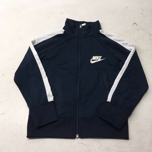 送料無料★NIKE ナイキ★ジャージ ジャケット★子供　キッズ　XSサイズ 135★ネイビー#40620sNj120