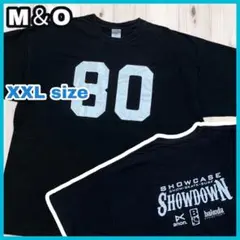 M&O 両面プリント 半袖 Tシャツ US古着 XXL ビッグサイズ ブラック