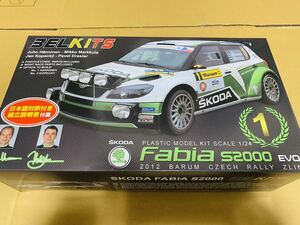 BELKITS/ベルキット 1/24 シュコダ ファビア S2000 EVO 2012 バルム・チェコ・ラリー・ズリーン ウィナー 未組立 SKODA FABIA S2000