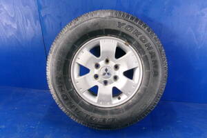 パジェロ スペアタイヤ ホイール1本 YOKOHAMA GEOLANDAR G039 NHT3503 265/70R16 16x7j 46 ENKEI　