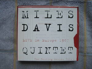 3CD＋DVDセット　マイルスデイビス　MILESDAVIS QUINTET LIVE IN EUROPE 1967　輸入盤・中古品　OFFICIAL BOOTLEG series