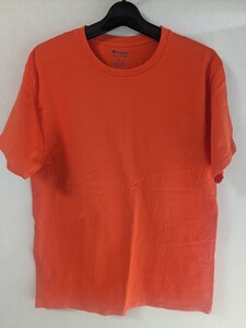 【値下げ】チャンピオン CHAMPION オレンジ Tシャツ Lサイズ【送料430円】