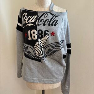 ☆ PINKO Coca-cola コラボ　トレーナー　トップス　XS スウェットパーカー