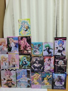 1円～ 新品未開封 まとめ売り アニメ フィギュア 18点 リゼロ 初音ミク オーバーロード その着せ替え人形は恋をする デート・ア・ライブ