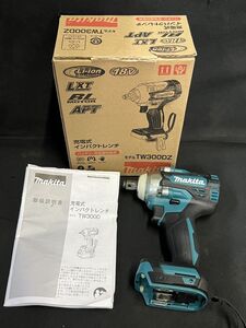 【未使用保管品】 makita マキタ 18V 充電式インパクトレンチ TW300DZ 本体のみ ※フック欠品