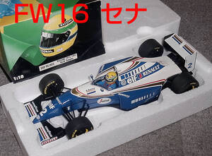 ゆうパック送料込 1/18 ウイリアムズ ルノーFW16 セナ WILLIAMS 1994 セナコレ RENAULT