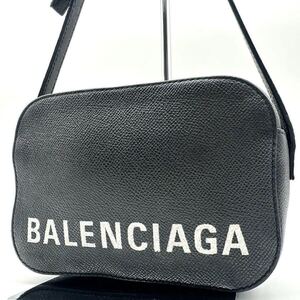 美品　高級　BALENCIAGA　バレンシアガ ヴィル エブリデイ　カメラバッグ ショルダーバッグ　斜め掛け　ブラック　XS レザー　ユニセックス