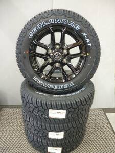 新品セット★バイソン★ヨコハマX-AT★215/65R16★ハイエース・レジアスエース★ゴツゴツタイヤ・キャンピングカー★G