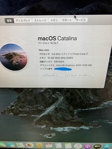 MacMini　i7　メモリ16GB　SSD1TB+HDD1TB　送料無料　B-502