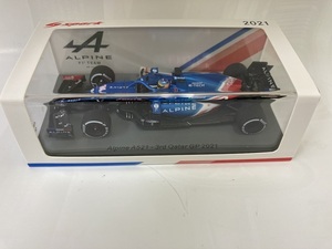 スパーク 1/43 アルピーヌ A521 F1 カタールGP2021 F.アロンソ 3位ボード付き (Spark) 新品