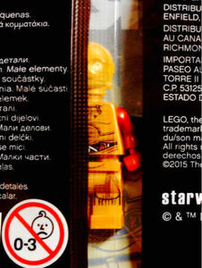 スターウォーズ フォースの覚醒 レゴ C3PO lego ミニフィグ 配布 ラスト