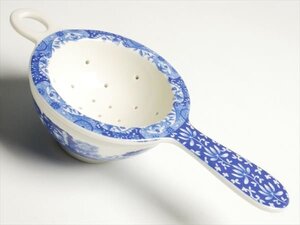 k759 Spode スポード ブルーイタリアン ティーストレーナー 茶漉し