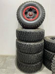 社外　マーテルギア　GM　デーモン　16×8J　PCD150　オフセット-4　5H　タイヤ　BFGoodrich　Mud-TerrainT/A　KM2　285/75R16　年式15年　