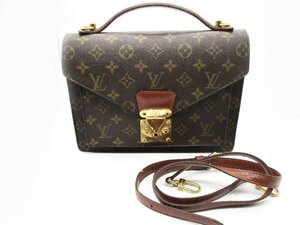 ★★LOUIS VUITTON ルイヴィトン モノグラム モンソー ハンドバッグ ショルダーストラップ 2way★★/H