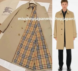 貴重希少●　ヴィンテージバーバリー　 ノバチェック バーバリー ベージュ Burberrys ステンカラーコート バーバリーズ BURBERRY　M L