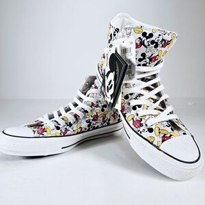 Converse コンバース レディース スニーカー ホワイト　ミッキー100周年 25cm No.86 未使用