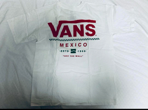 VANS Mexico Tシャツ　バンズ　半袖　クラシック　tee メキシコ　ロゴ入り　メンズS ショート丈