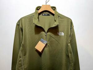 新品 正規品 USA限定 The North Face ノースフェイス US-XL ハーフジップジャージ フリース OLIVE Tech 1/4 Zip