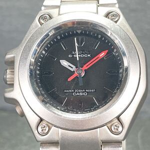 美品 CASIO カシオ G-SHOCK ジーショック MR-G MRG-120-1A 腕時計 アナログ クオーツ 3針 ブラック文字盤 新品電池交換済み 動作確認済み