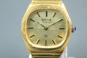 腕時計 ラドー RADO Quartz クオーツ 717.9001.2 ゴールドカラー 5949kcz