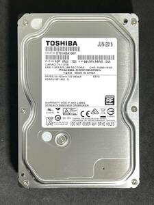 【送料無料】 ★ 1TB ★　TOSHIBA　/　DT01ABA100V　★　良品　AVコマンド対応　3.5インチ内蔵 HDD　SATA　東芝　[管理■A6NS]