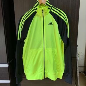 adidas ネオンイエロー／ブラック　ジャージ　セットアップ　Mサイズ　未使用品