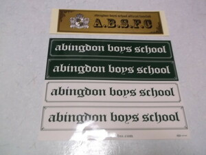 )　abingdon boys school　【　ステッカー セット　♪美品　】　アビングドンボーイズスクール　T.M.Revolution　西川貴教