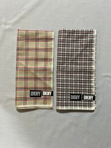 【正規品】 DKNY / ダナ・キャラン ハンカチ　未使用品　2点　 #dbt-5385