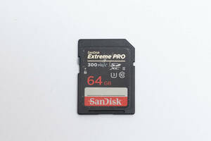 #72 SanDisk サンディスク 64GB SDカード Extreme PRO UHS-Ⅱ uhs-ii U3 300MB/s Extreme PRO SDSDXPK-064G-GN4IN （64GB）