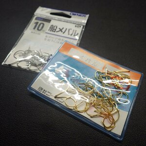 Owner 船メバル 10号 Mustad メバル10号 合計2枚67本セット ※未使用 (34m0100) ※クリックポスト5