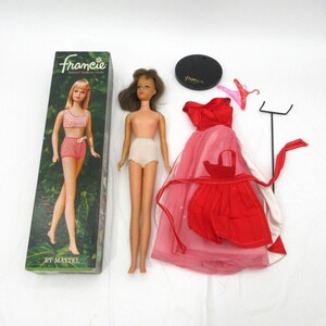 1円〜 マテル MATTEL Francie/フランシー バービー人形 約28cm 1965年 ヴィンテージ 昭和レトロ 箱付 y42-3375340【Y商品】