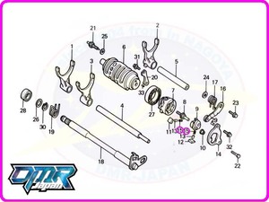 【新品】 ポールプランジャー (シフト/チェンジ) NSR250R MC16 MC18