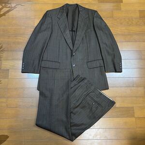 DORMEUIL ドーメル 上下セットアップ スーツ シングル2釦 美シルエット2Bスーツ イギリス製 ネーム刺繍入り