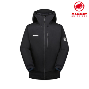 23FW【マムート/Ayako Pro 2.0 HS Hooded Jacket AF Men(アヤコ プロ 2.0 HS フーデッド ジャケット)/0001(black)/Mサイズ(EU)】mtr