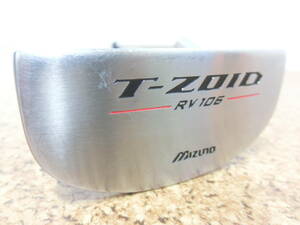 ♪MIZUNO ミズノ T-ZOID RV-106 Tゾイド マレット パター 33.5インチ スチールシャフト 中古品♪T1663