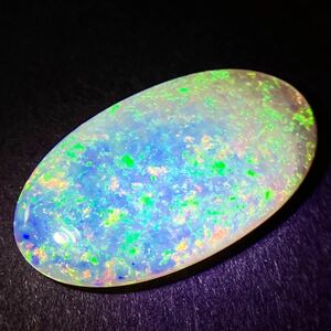 遊色効果!!◆天然オパール 5.175ct◆j 約21.9×12.5mm ルース 裸石 宝石 ジュエリー jewelry opal S