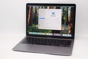 良品 2K 13.3型 Apple MacBoko Air A2179 macOS Sequoia 15.1(正規Win11追加可) 第10世代 i3-1000NG4 8GB 256GB-SSD カメラ 無線 管:1533m