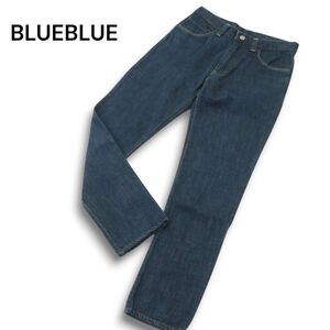 BLUEBLUE ブルーブルー ハリウッドランチマーケット 通年 テーパード★ デニム パンツ ジーンズ Sz.28 メンズ 日本製　A4B06189_C#R