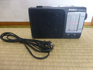 SONY　FM/AM　2バンドラジオ　ICF-801　ラジオ受信確認　中古　日本製