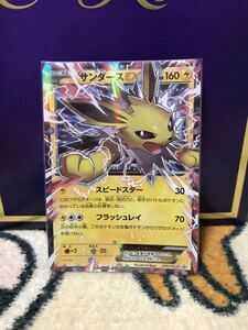 数2 ポケモンカード サンダースEX 195/XY-P PROMO プロモ キラ 中古 使用品 超希少 激レア 送料無料 匿名配送